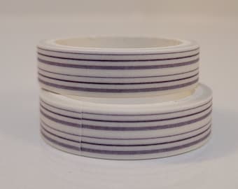Gestreiftes Washi Tape, 5 m Länge/10 mm Breite, 1 Rolle