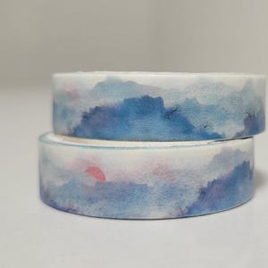 Landscape Washi tape, Scrapbooking, 2m length/10mm wide, 1 Full roll