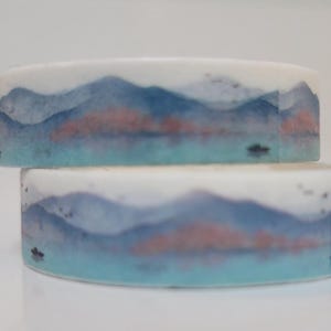 Landscape Washi tape, Scrapbooking, 2m length/10mm wide, 1 Full roll