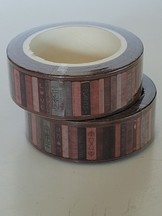 Vintage Books Washi tape, Scrapbooking, 10m length/15 mm wide, 1 Full roll