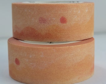 Shades of Orange background Washi tape, Scrapbooking, 10m length/15 mm wide, 1 Full roll