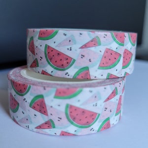 Watermelon Washi tape, Scrapbooking, 10m length/15 mm wide, 1 Full roll