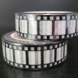 Film Strip Washi tape, Scrapbooking, 10m length/15 mm wide, 1 Full roll