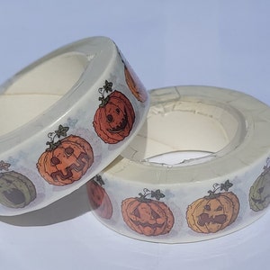 Halloween Washi tape, Scrapbooking, 10m length/15 mm wide, Full roll