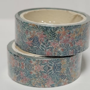 Floral Washi tape, Scrapbooking, 5m length/15 mm wide, 1 Full roll