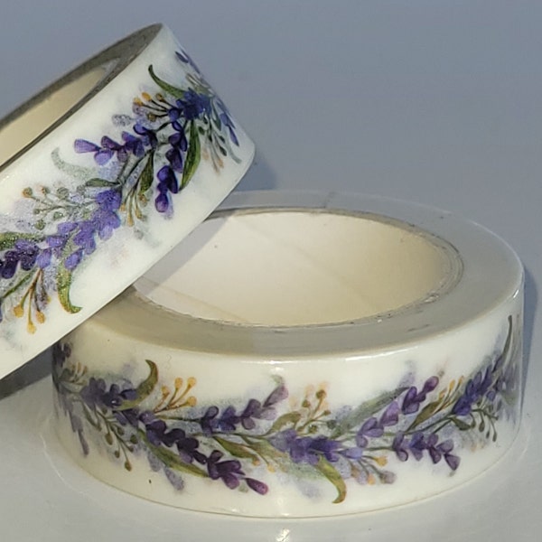 Floral Washi tape, Scrapbooking, 10m length/15 mm wide, 1 Full roll