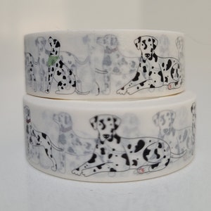 Dog Washi tape, Scrapbooking, 10m length/15 mm wide, Full roll