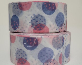 Colorful circles Washi tape, Scrapbooking, 10m length/20mm wide, 1 Full roll