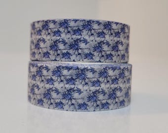 Washi-tape met bloemen, plakboek, 5 m lang/15 mm breed, 1 volledige rol