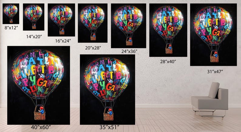 Colorful Monkey with Headphones Canvas Print, Modern Pop Art Wall Decor, Large Vibrant Animal Art, Fun Music-Themed Artwork for Living Room image 3