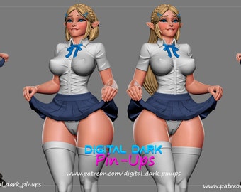 Zelda by Digital Dark Pinups