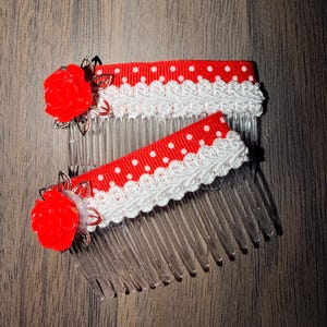 Flamenco Hair Comb White - Etsy display picture 2