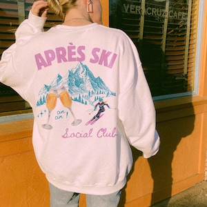 Apres Ski Sweatshirt Apres Ski Club Ski Bachelorette Winter Bachelorette Apres Ski Sweater Colorado Sweatshirt Aspen Sweatshirt Ski Sweater