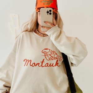 Sweat Montauk Sweat homard Chemise de plage Hamptons Sweat New York Sweat East Hampton Sweat Montauk Sweat de plage