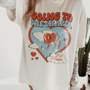 Camiseta "Ir a la capilla" Camisetas de despedida de soltera en Las Vegas Camisetas de viaje de soltero Camiseta de futura señora Camiseta de despedida de soltera con suerte en el amor Camiseta de boda en Las Vegas