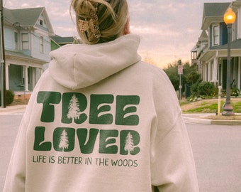 Tree Lover Hoodie Protect Our Forests Hoodie Granola Girl Planet Over Profit Hoodie Ecology Hoodie Tree Hugger Gift Environmental Gifts