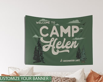 CUSTOM Bachelorette Tapestry Camp Bachelorette Banner Bachelorette Decor Bach Custom Banner Lake Bachelorette Sign Camp Bachelorette Flag