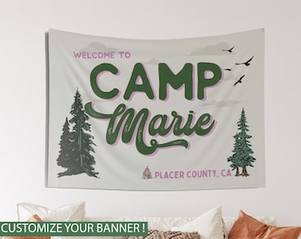 CUSTOM Bachelorette Tapestry Camp Bachelorette Banner Bachelorette Decor Bach Custom Banner Lake Bachelorette Sign Camp Bachelorette Flag