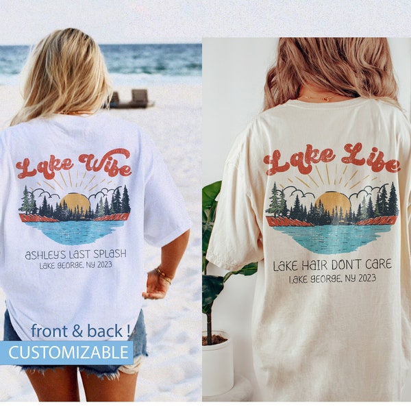 Retro Lake Bachelorette Shirts Camp Bachelorette Shirts Lake Wife Shirt Lake Life Shirt Nauti Bachelorette Party Last Sail Before The Veil