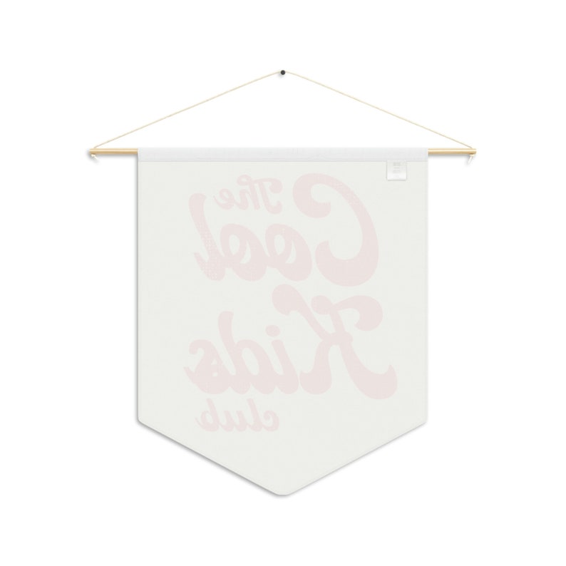 The Cool Kids Club Flag Play Room Decor Playroom Sign Play All Day Sign Playroom Wall Decor Lets Play Sign Retro Pennant Flag Retro Playroom image 3