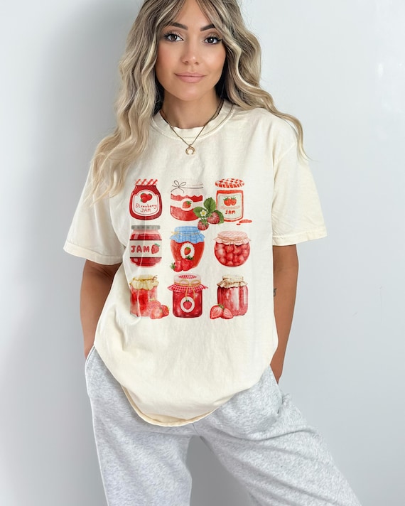 Strawberry Shirt Strawberry Jam Shirt Soft Life Era Shirt