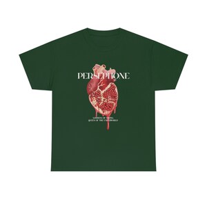 Persephone Shirt Light Academia Shirt Poet Shirt Bookish Shirt Greek Mythology Shirt Dark Academia Clothing Pomegranate Shirt Greek Myth Tee image 5