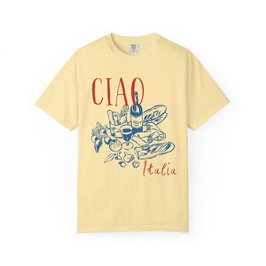 Ciao Shirt Italia Shirt Aperitivo Shirt Italian Market Shirt Tomato Girl Summer Shirt Old Money Aesthetic Ciao Bella Shirt Limoncello Shirt Banana