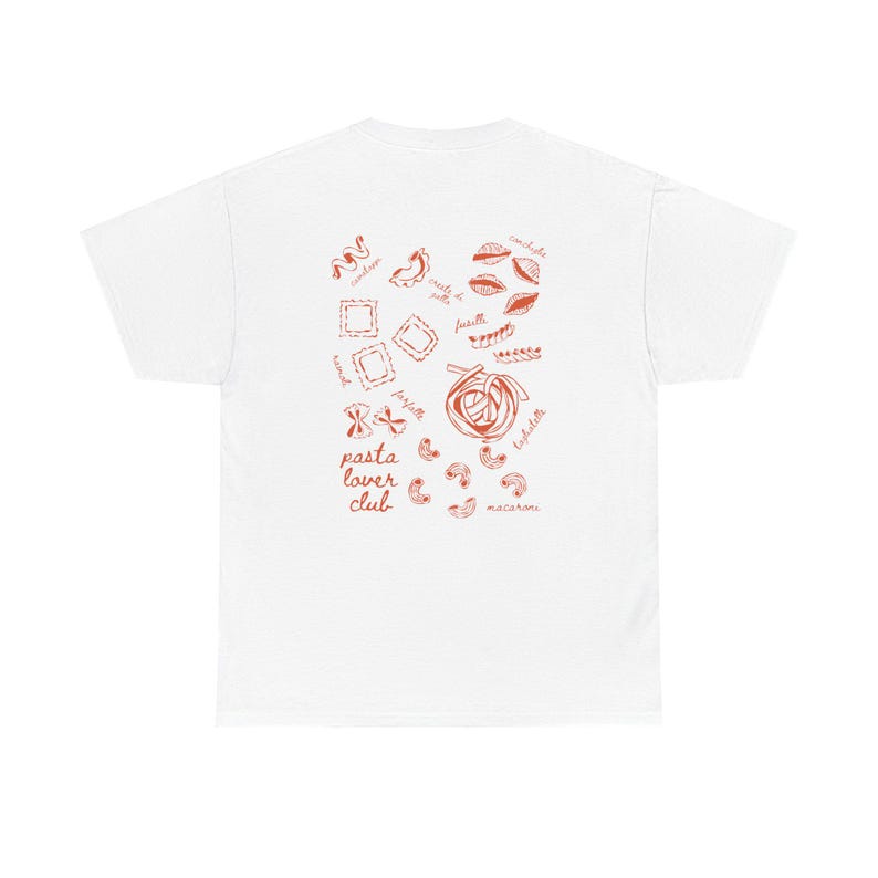 Camiseta de pasta Camiseta para amantes de la pasta Camiseta de verano italiana Camiseta de La Dolce Vita Camiseta de verano para chica tomate Camiseta de pasta para mujer Camiseta Eat Pasta Run Fasta imagen 3