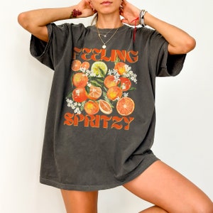 Feeling Spritzy Shirt Retro Spritz Shirt Italy Girls Trip Shirts Spritz Bachelorette Shirts Love At First Spritz Luxury Bachelorette Shirts image 3