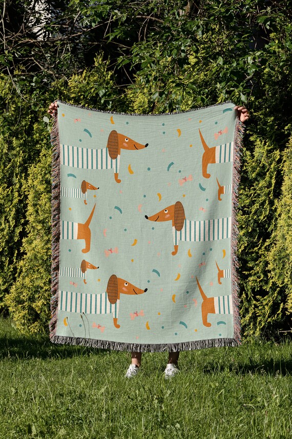 Sausage dog picnic blanket hotsell