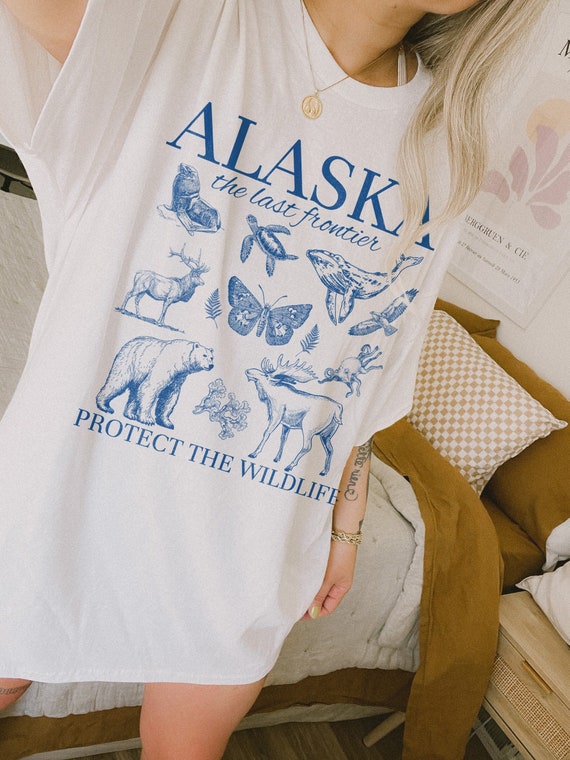 Alaska Shirt Alaska Cruise Shirt Polar Bears Shirt Orca Shirt Whale Shirt Protect Our National Parks Shirt Granola Girl Shirt Ecology Shirt