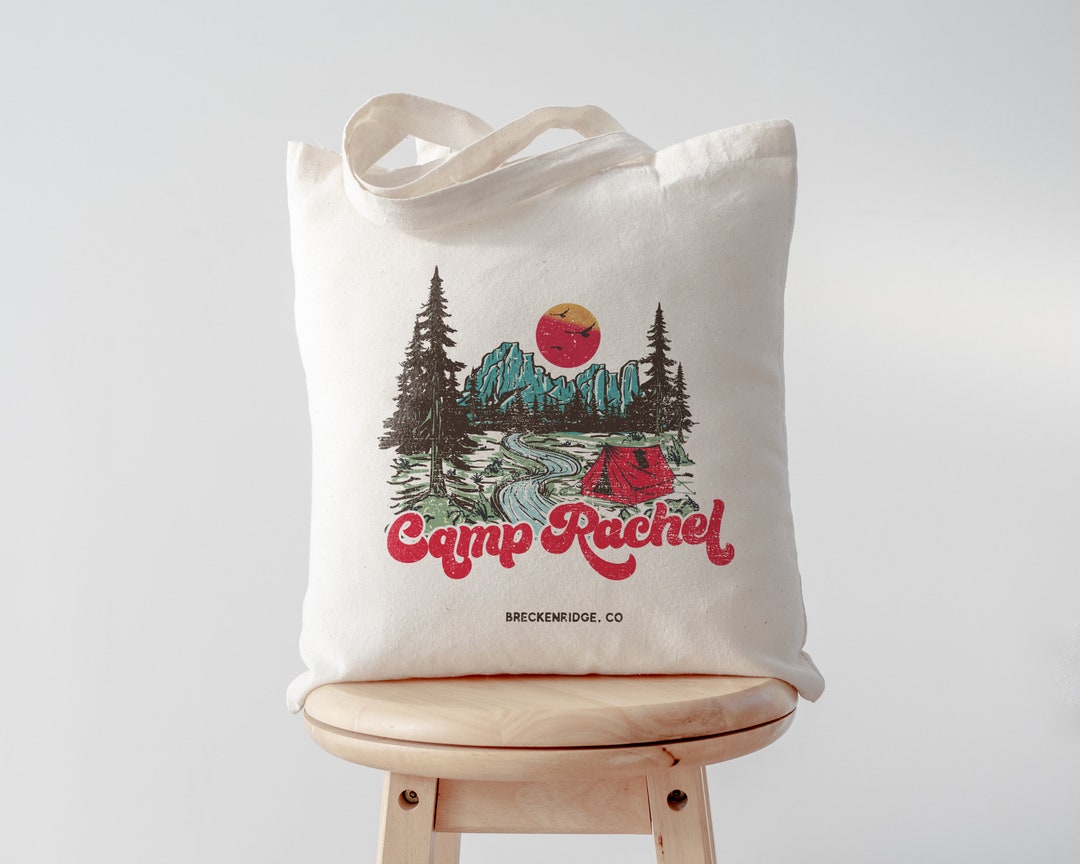 Custom Camp Bachelorette Tote Bag Camping Bachelorette Party Favors ...