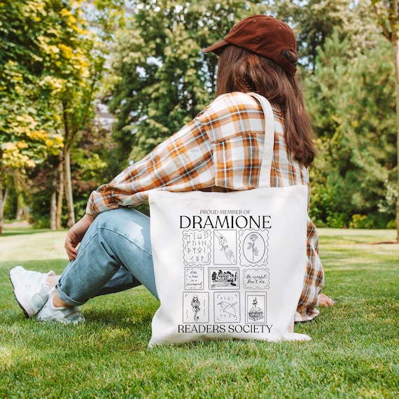 Dramione Tote Bag Dark Academia Tote Bag Book Club Tote Manacled Tote Bag Manacled Merch Morally Grey Tote Bag Dramione Merch Bookish Tote