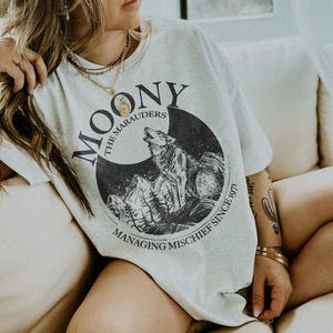The Marauders Shirt All The Young Dudes Shirt Dark Academia Shirt Marauders Merch Bookish Merch ATYD Shirt Moony Shirt Wolf Shirt Fandom Tee