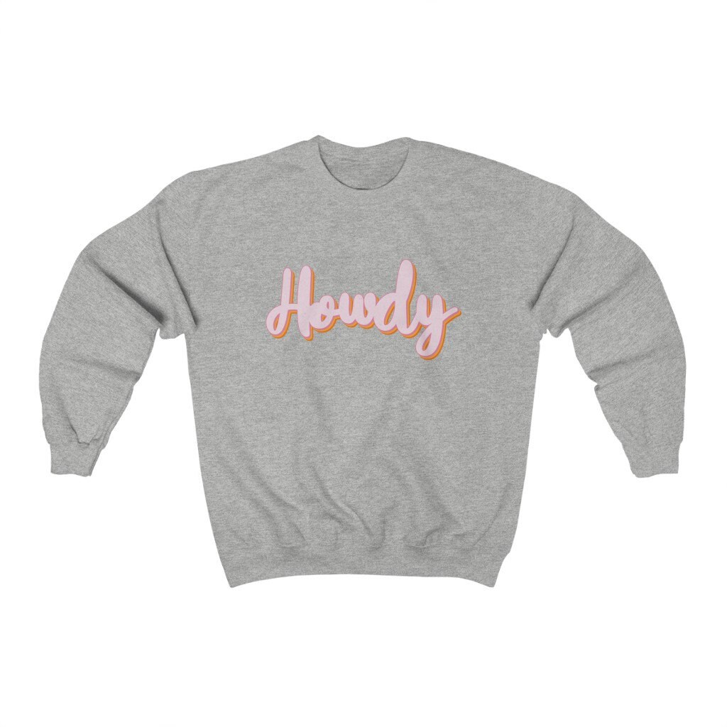 howdy corded sweatshirt