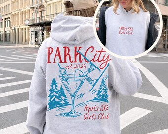 BENUTZERDEFINIERTE Apres Ski Hoodie Apres Ski Sweatshirt Apres Ski Club Ski Bachelorette Apres Ski Girls Club Ski Colorado Hoodie Berge und Martinis