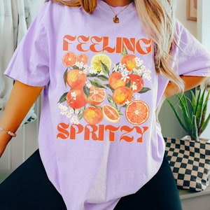 Feeling Spritzy Shirt Retro Spritz Shirt Italy Girls Trip Shirts Spritz Bachelorette Shirts Love At First Spritz Luxury Bachelorette Shirts image 2