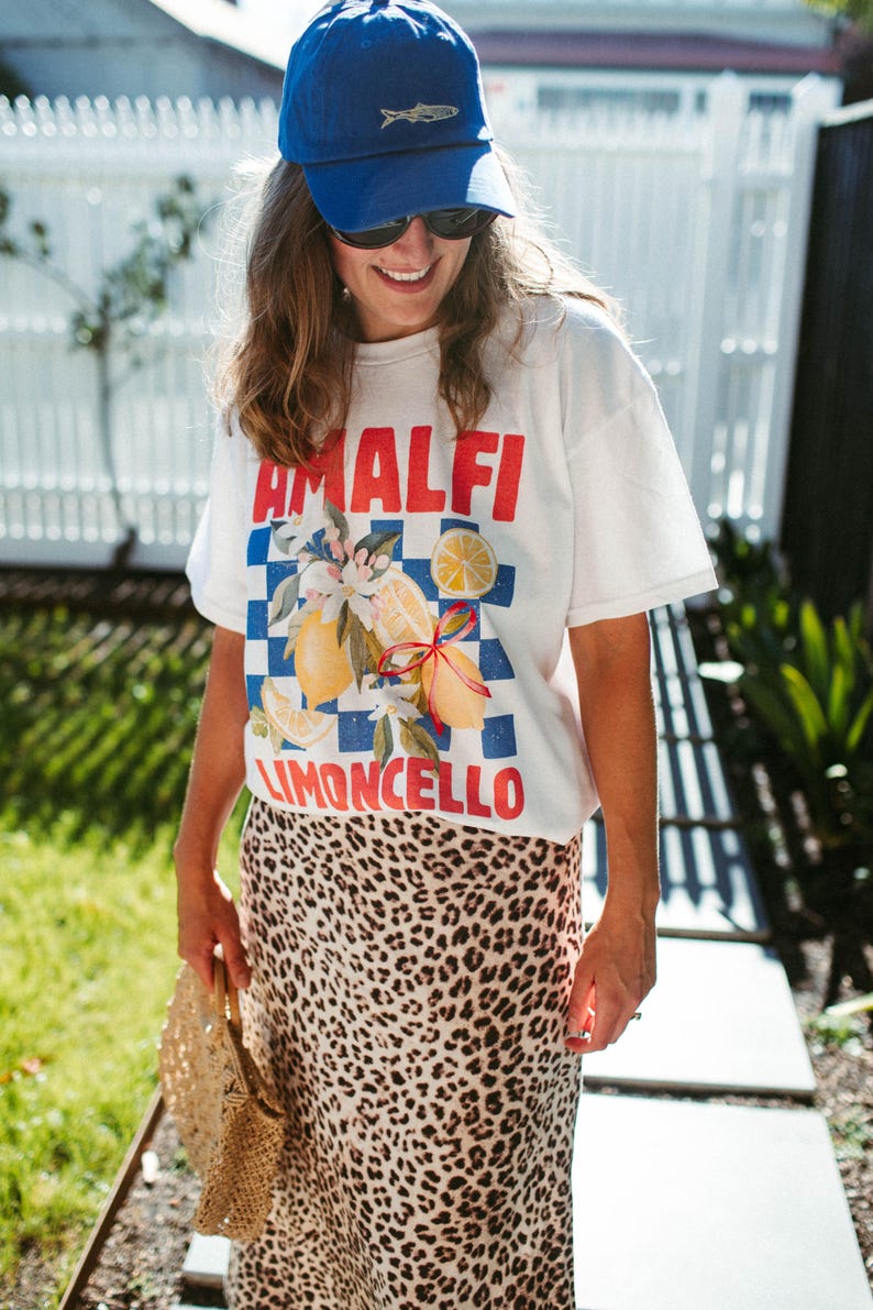 Amalfi Coast Shirt Limoncello Shirt Tomato Girl Summer Citrus Shirt La Dolce Vita Shirt Ciao Bella Shirt Coastal Aesthetic Shirt Italy Shirt image 1
