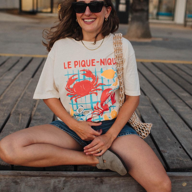 Cream Lobster Summer Shirt main image 1