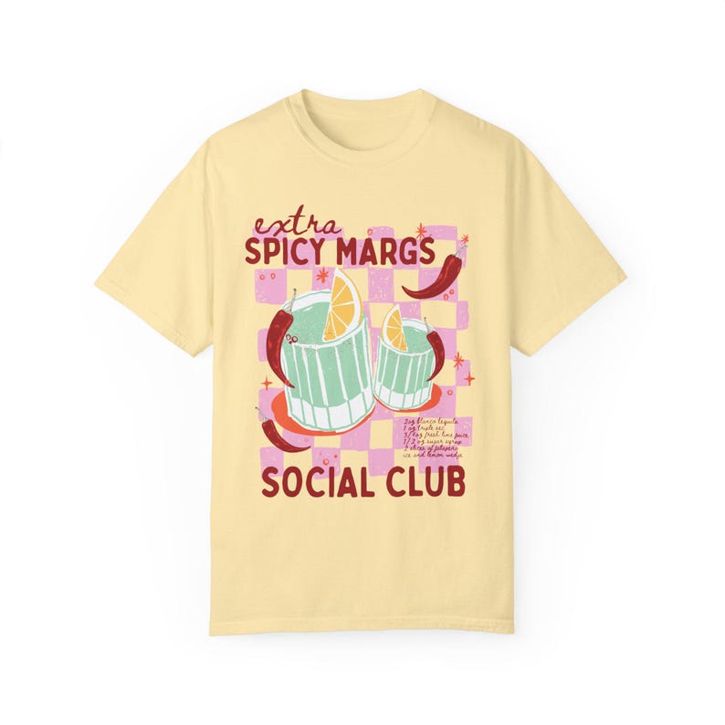 Spicy Margs Shirt Spicy Shirt Margarita Shirt Margarita Social Club Shirt Old Money Aesthetic Shirt Margs And Matrimony Shirt Tequila Shirt image 7