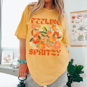 Feeling Spritzy Shirt Retro Spritz Shirt Italy Girls Trip Shirts Spritz Bachelorette Shirts Love At First Spritz Luxury Bachelorette Shirts image 4