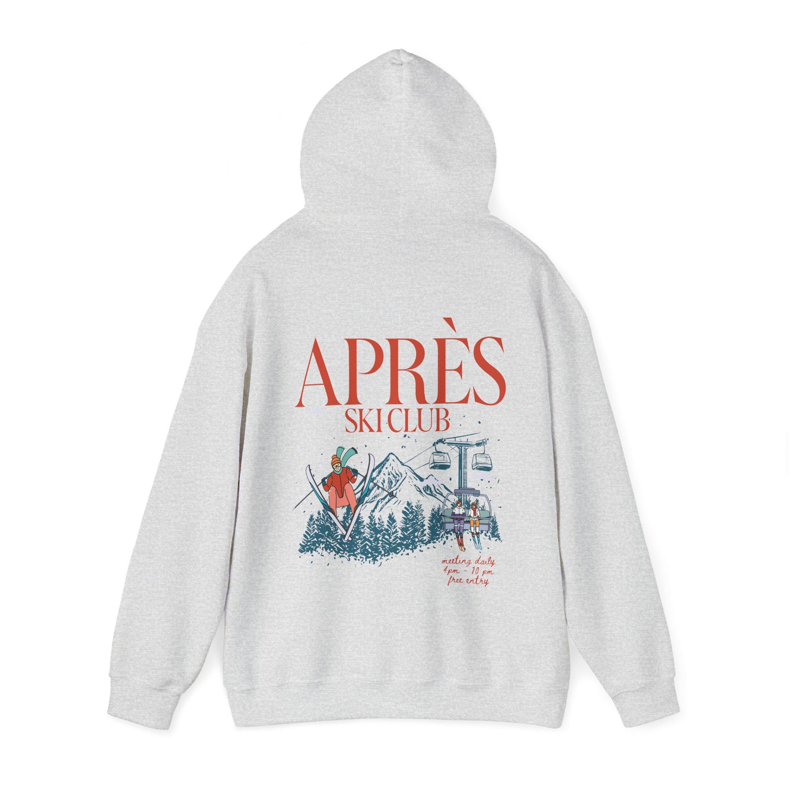 Apres Ski Hoodie Apres Ski Sweatshirt Apres Ski Club Ski Bachelorette ...