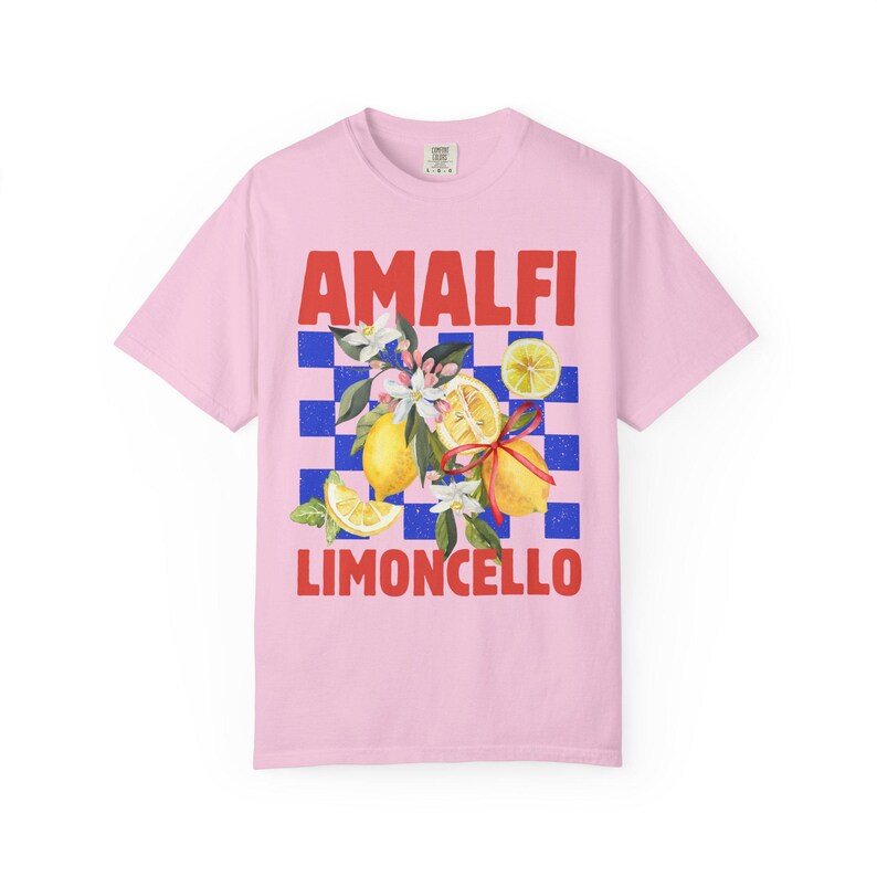 Amalfi Coast Shirt Limoncello Shirt Tomato Girl Summer Citrus Shirt La Dolce Vita Shirt Ciao Bella Shirt Coastal Aesthetic Shirt Italy Shirt image 7