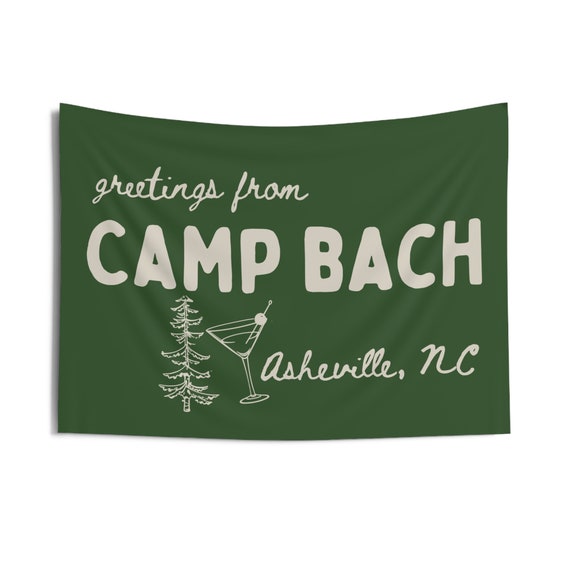 CUSTOM Tapestry Camp Bachelorette Banner Bachelorette Decor Camp Tapestry Bride to Be Banner Lake Bachelorette Sign Camp Bachelorette Flag
