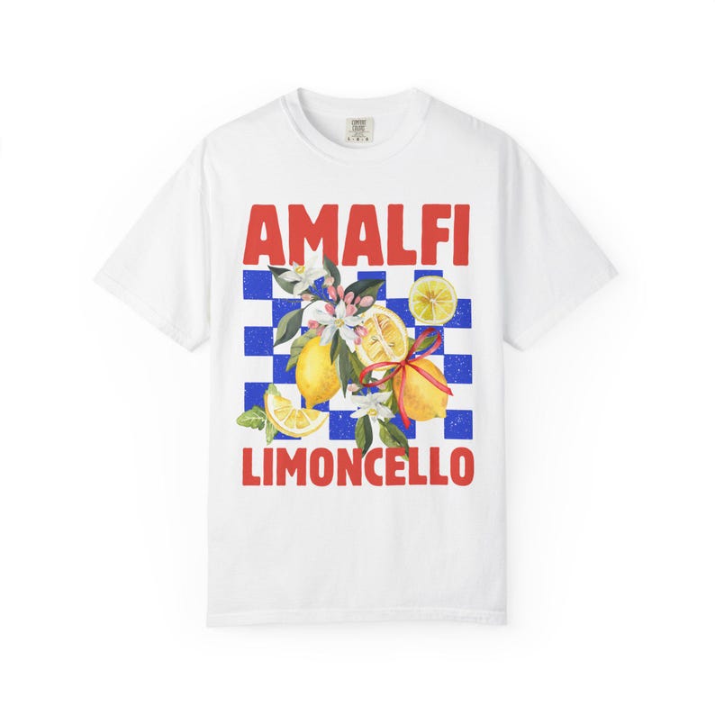 Amalfi Coast Shirt Limoncello Shirt Tomato Girl Summer Citrus Shirt La Dolce Vita Shirt Ciao Bella Shirt Coastal Aesthetic Shirt Italy Shirt image 4
