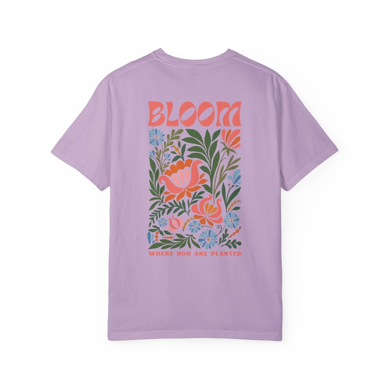 Camiseta "Florece donde estás plantado" Camiseta "Flor silvestre" Camiseta "Granola Girl" Camiseta "Flor prensada" Regalos ambientales Camiseta "Centro de cabaña" Camiseta "Mamá planta" imagen 6