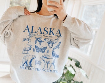 Alaska Sweatshirt Protect Our National Parks Sweatshirt Granola Girl Sweatshirt Alaska Cruise Sweatshirt Polar Bear Sweatshirt Ecology Shirt