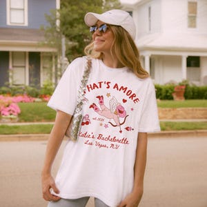That&#39;s Amore Shirt Thats Amore Bachelorette Theme Cupid Bachelorette Shirt Custom Bachelorette Wedding T-shirt Toss Wedding Merch Chapel Tee