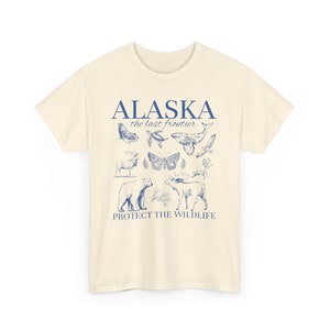 Camiseta de Alaska Camiseta de crucero de Alaska Camiseta de osos polares Camiseta de orcas Camiseta de ballenas Camiseta de "Protejamos nuestros parques nacionales" Camiseta de chica granola Camiseta de ecología imagen 5