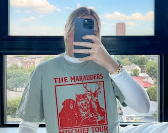 Die Marauders Shirt All die jungen Dudes Shirt Dark Academia Shirt Marauders Merch Bookish Merch ATYD Shirt Moony Shirt Mischief Tour Shirt